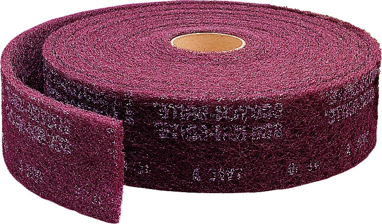 Scotch-Brite Clean and Finish Roll, aluminum oxide very fine; representative image, dimensions vary.