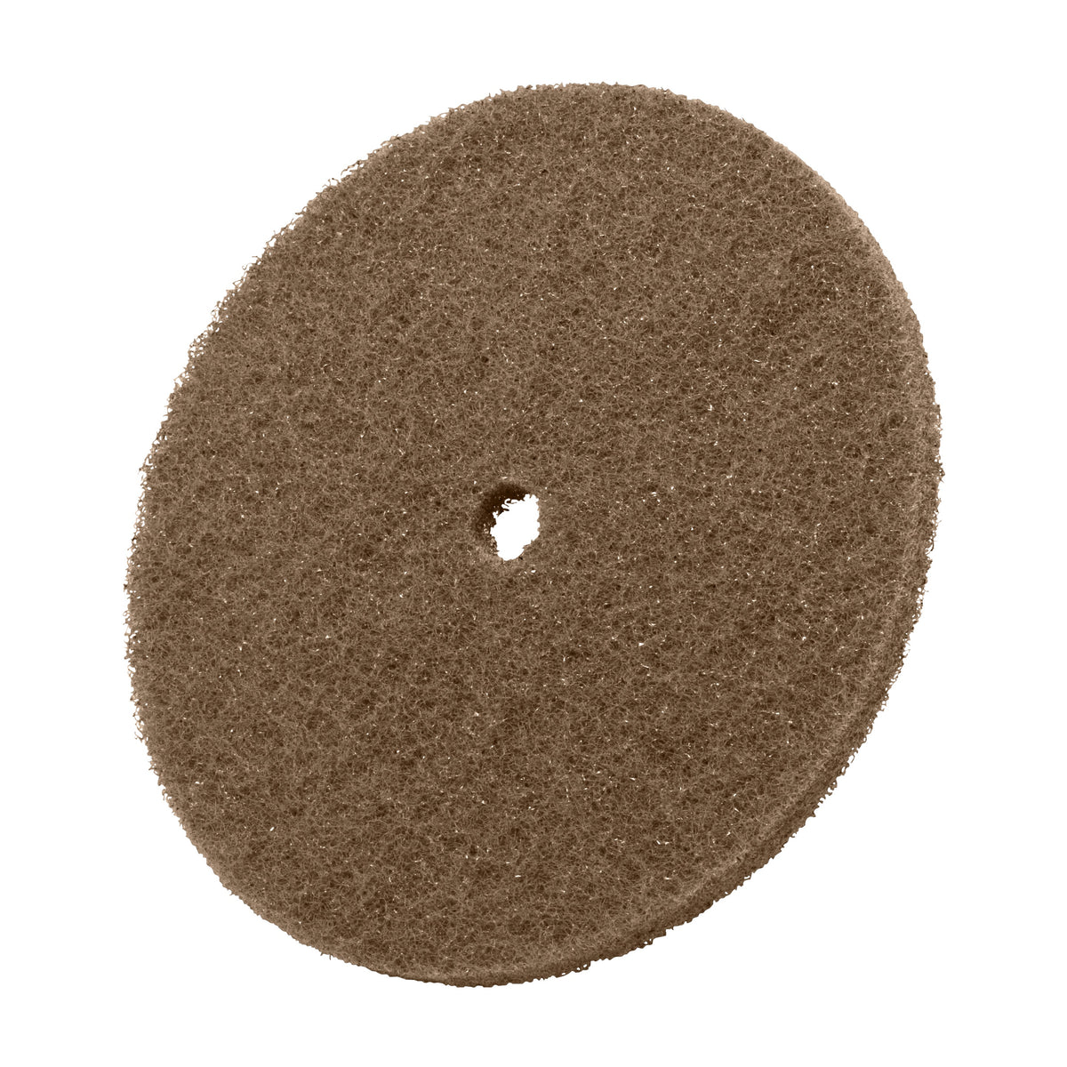 Scotch-Brite Cut and Polish Disc, aluminum oxide medium. Official representative image; dimensions vary.