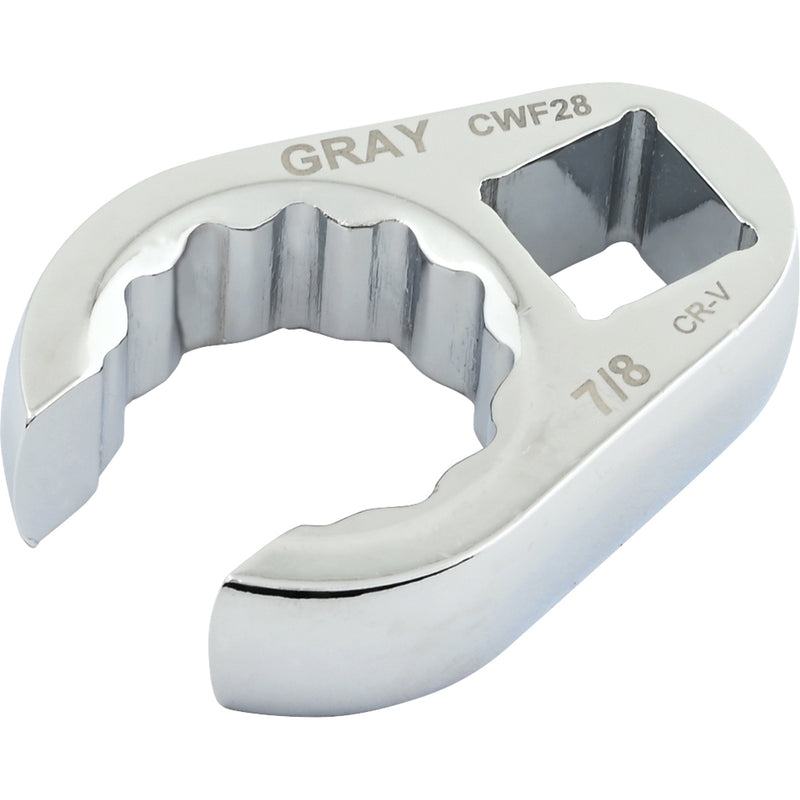Gray CWF40 - 1/2" DRIVE, 1-1/4" FLARE NUT CROW FOOT WRENCH, CHROME FINISH GRAY TOOLS CWF40