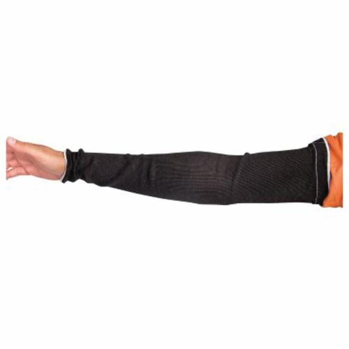 Superior Glove Contender KBKB1T22 - Contender Sleeves 22 Inch Flame Retardant Blended Black Kevlar With Stayz-Up Armbands ANSI A4 Cut - eGrimesDirect
