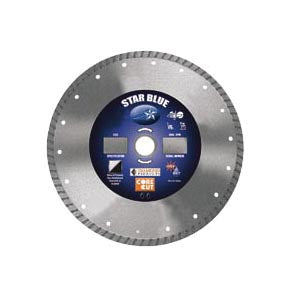 Diamond Products 74959 - 4 Inch x .080 Inch x 7/8 Inch, Star Blue (B), General Purpose, Cured Concrete, High Speed Hand Saw Turbo Diamond Blade