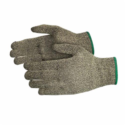 Reusable Superior Glove Dexterity S13KF-10 blended Kevlar gloves in size 10, showing flexible, protective work gloves with textured palms.