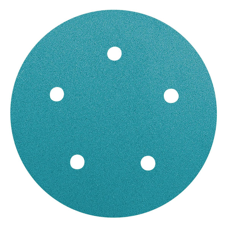 Dynabrade Dynacut 79360 - 5 Inch X Vacuum - Multihole A/O Aluminum Oxide 80 Grit Velcro Film Disc - eGrimesDirect