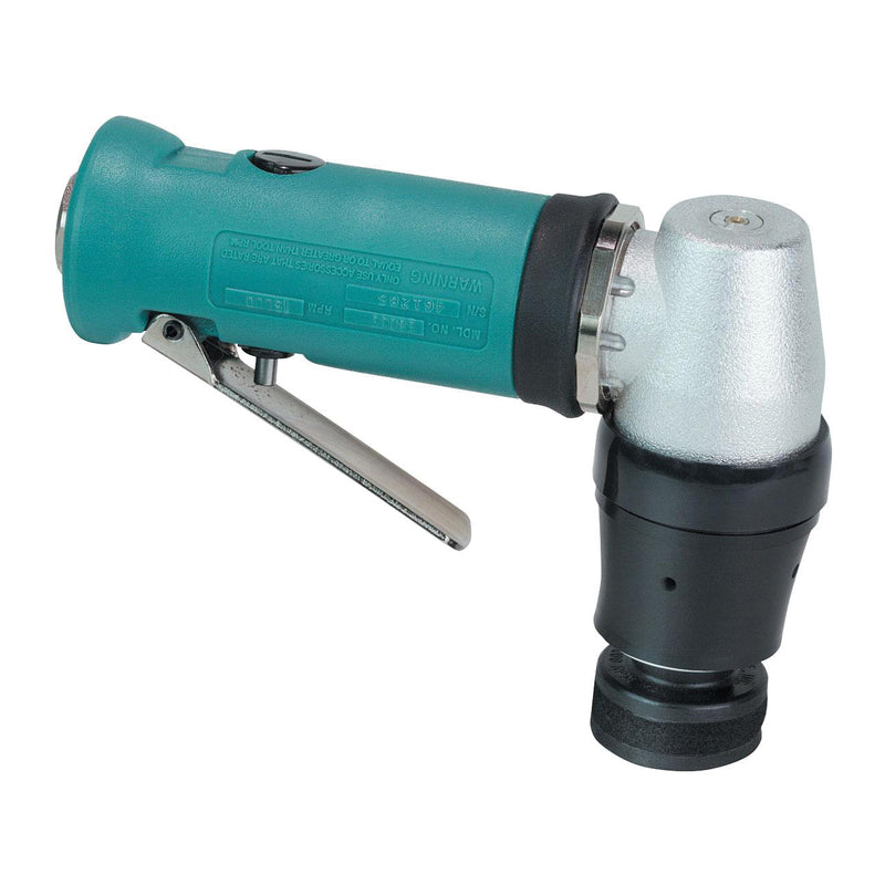 Dynabrade 58037 - 1-1/4 Inch Diameter Right Angle Mini-Orbital Sander .4 Hp 12000 Rpm Geared 1/8 Inch Diameter Orbit Front Exhaust For 1/4 Inch-20 Female Pad