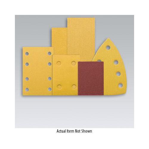 Dynabrade Dynacut 93914 - 2-7/8 Inch X 3-1/8 Inch A/O Aluminum Oxide 120 Grit Velcro Non-Vacuum Abrasive Paper Triangular - eGrimesDirect