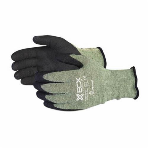 Superior Glove Emerald CX S13CXPNT-8 reusable gloves with blended Kevlar and steel, featuring micropore nitrile palms, size 8.