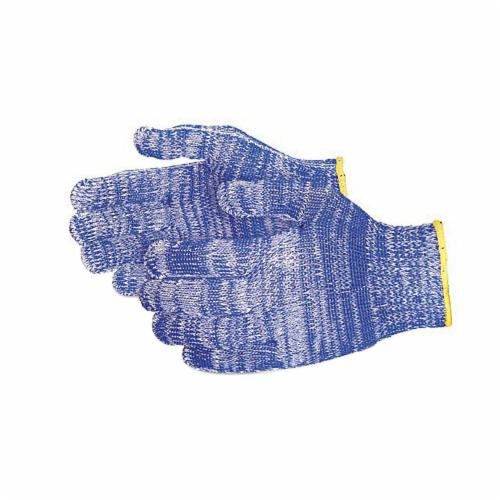 Superior Glove Emerald CX SNW/CP2D/S reusable wire-core composite-knit gloves with PVC dots, small size, shown in image.