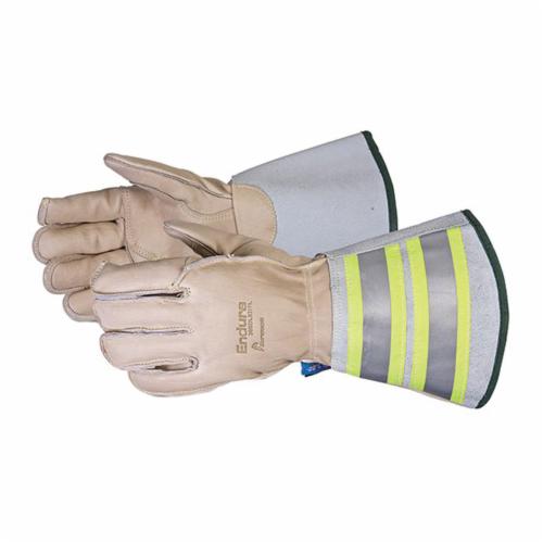 Superior Glove Endura 365DLXDTLX winter lineman glove with Thinsulate lining, Kevlar sewn, 6-inch reflective cuff, X-large size.