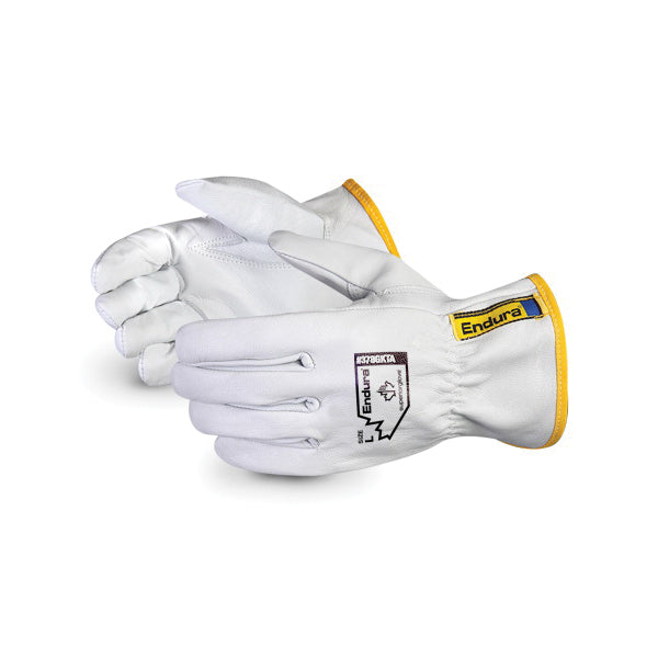 Unlined goat-skin driver glove with keystone thumb in 3X-large, Superior Glove Endura 378GKTAXXX reusable work glove.