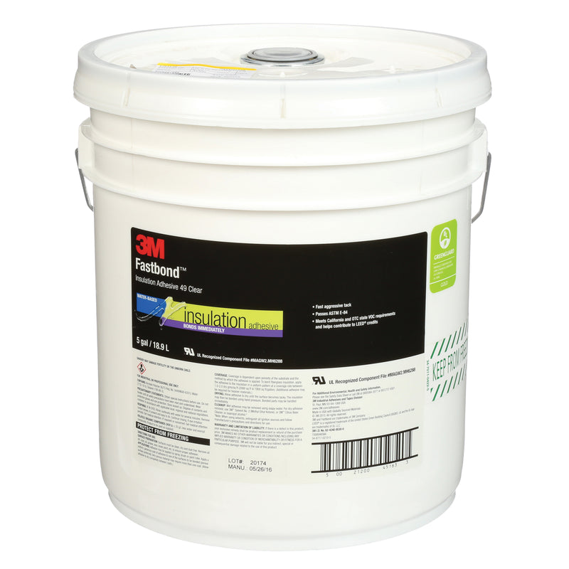 3M Fastbond 49-5GAL - Insulation Adhesive 49 - 5 Gallon (18.9 L) 7000046566