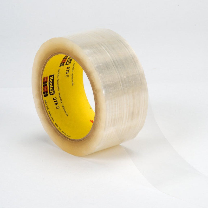 3M Scotch 375-48X50-CLR - Box Sealing Tape 375 Clear (48 mm x 50 m) 7000028907