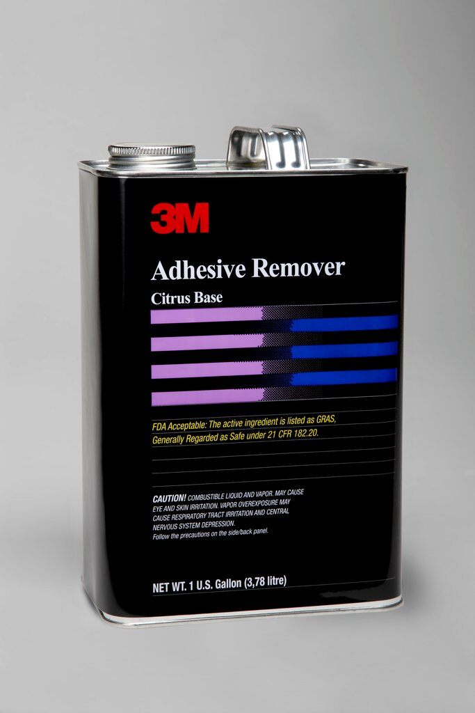 3M CITRUS-REMOVE-1GAL - Adhesive Remover Pale Yellow 1 Gallon Bulk 7000046571