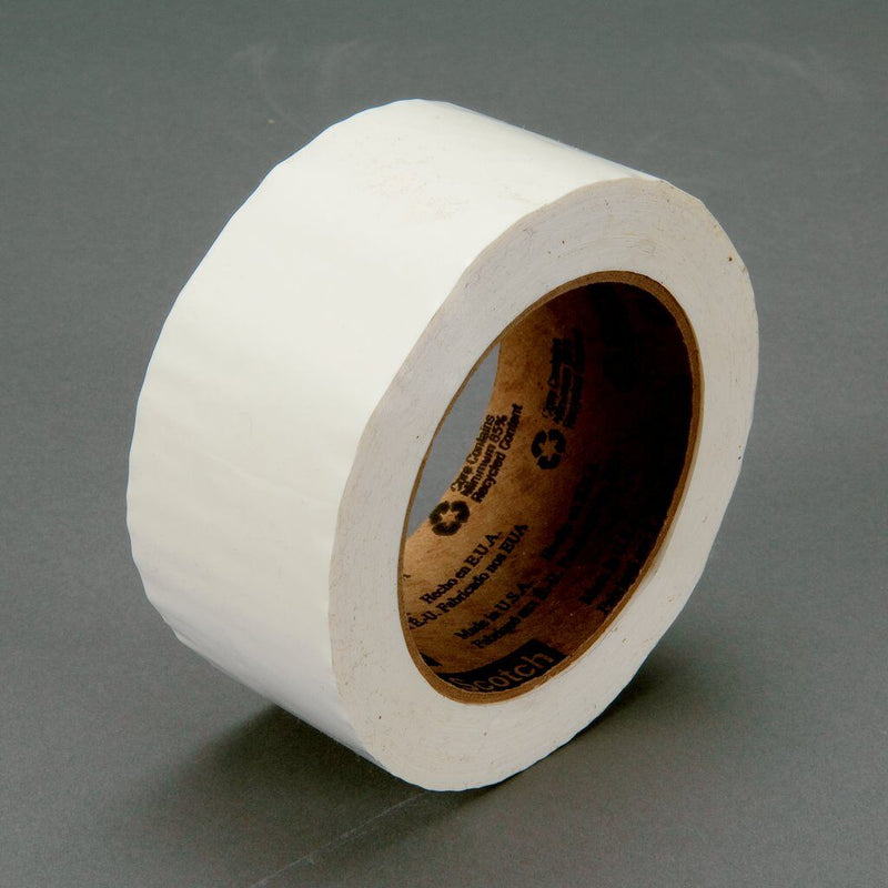 3M Scotch 371-48X100-WHT - Box Sealing Tape 371 White (48 mm x 100 m) 7000123427 - eGrimesDirect