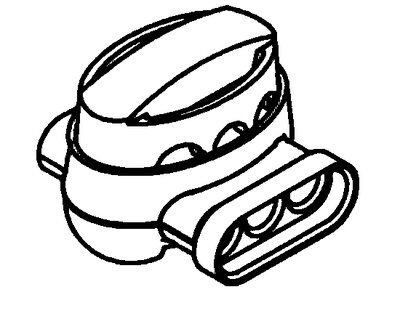 3M Scotchlok 314U-BOX - Scotchlok Electrical Insulation Displacement Connector 314U White Pigtail 22-14 AWG 7000132397 - eGrimesDirect