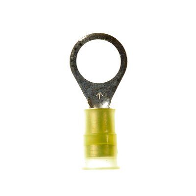 3M Scotchlok MNG10-38R/SX - Scotchlok Ring Tongue Terminal Yellow Nylon insulated With insulation Grip Stud Size 3/8 in (0.95 cm) 12-10 Awg 7000133423 - eGrimesDirect
