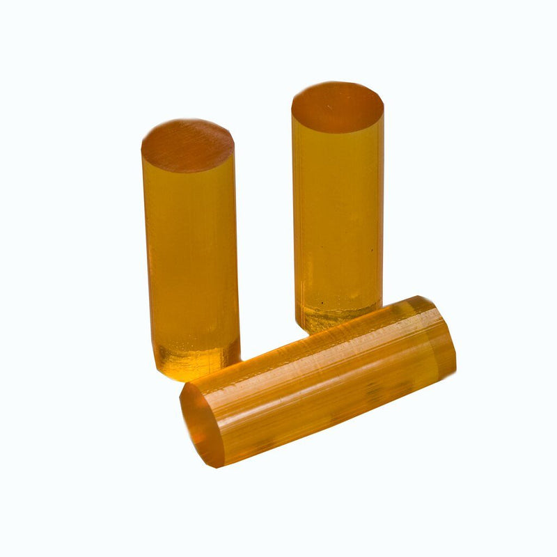 3M Scotch-Weld 3779-TCQ - TCQ Ribbed Hot Melt Adhesive for Quadrack Attachment in Amber (5/8 Inch x 8 Inch) 7000000888