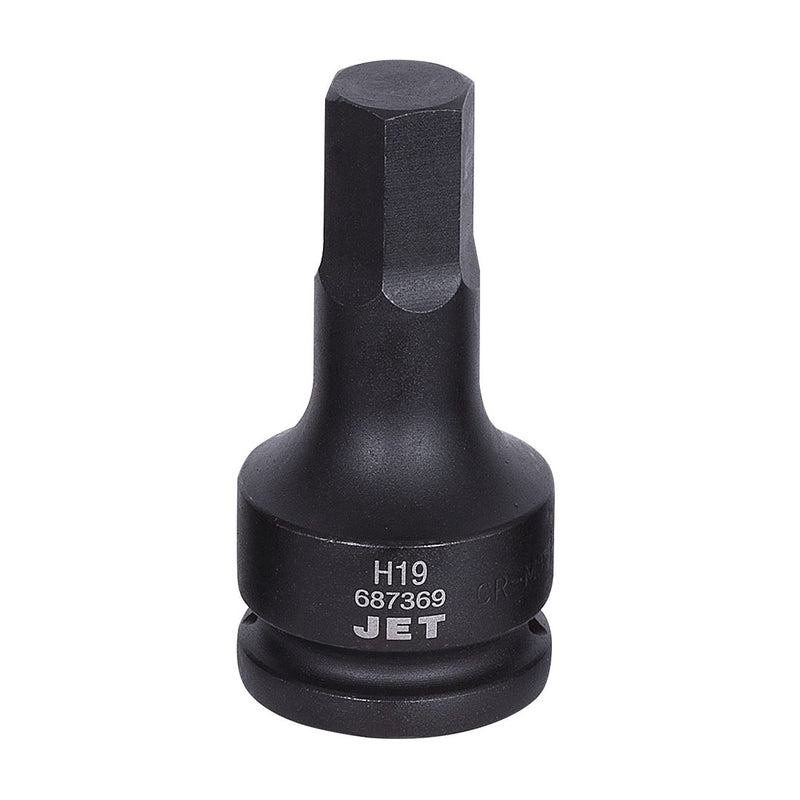 Jet 687369 - 3/4 Inch Dr X 19mm Impact Hex Bit Socket