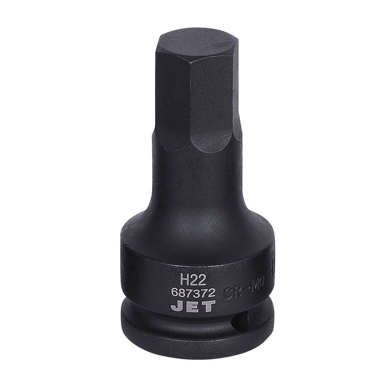 Jet 687372 - 3/4 Inch Dr X 22mm Impact Hex Bit Socket