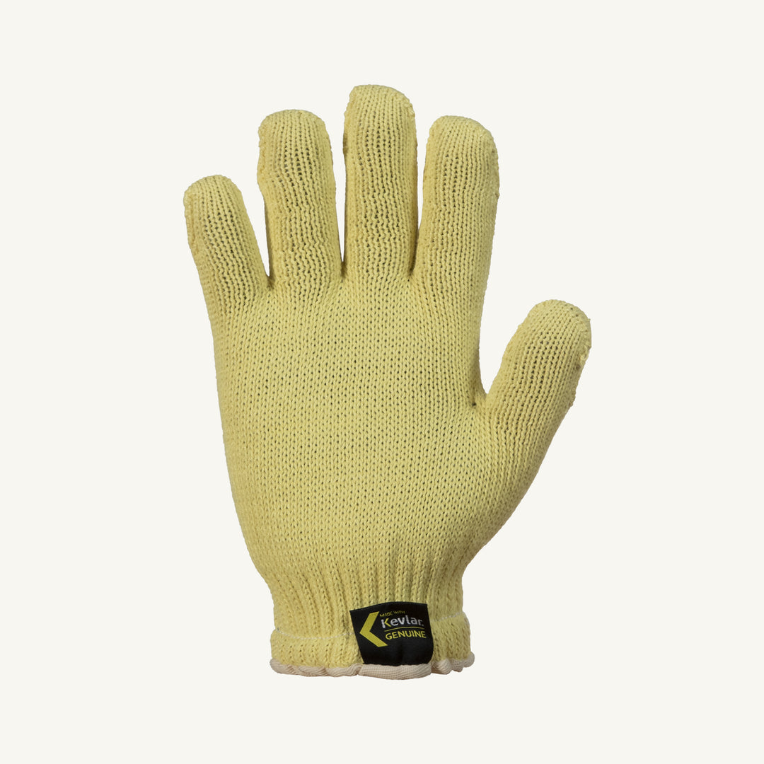 Superior Glove K825KP Dragon Extreme Hi-Heat Kevlar glove with wool lining, 10-inch length, heat-resistant to 500°F, ANSI cut A5