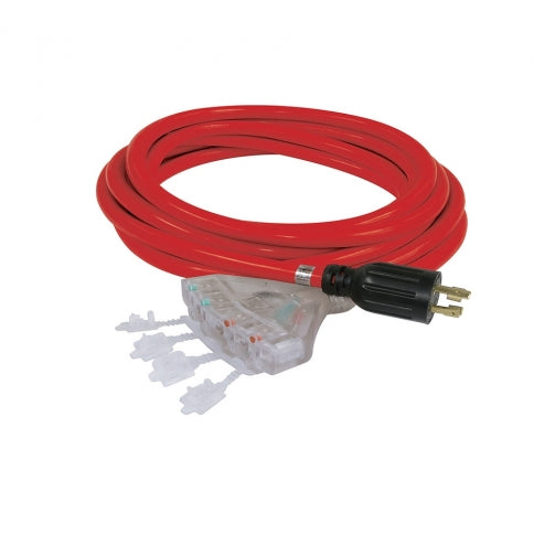 King Canada K-L1430-25-4T - Extension Cord Generator 25 Ft. Lighted End - eGrimesDirect