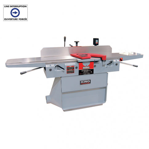 King Canada KC-120FX - Jointer 12 Inch 18 Amp 220V - eGrimesDirect