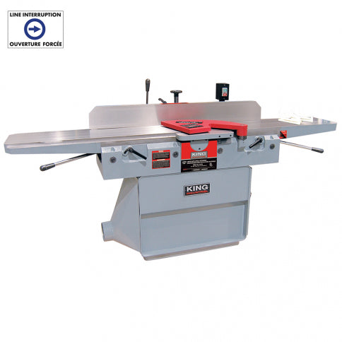 King Canada KC-125FX - Jointer 12 Inch Spiral Cutterhead 18 Amp 220V - eGrimesDirect