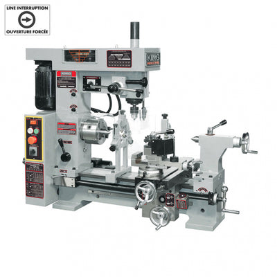 King Canada KC-1620CLM - Lathe/Mill Combo, 16" x 20", 110V King Canada KC-1620CLM - eGrimesDirect