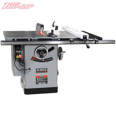 King Canada KC-26FXT/i30/30 - Saw 10 InchTable Riving Knife With 30 Inch Ind. Fence Lt - eGrimesDirect