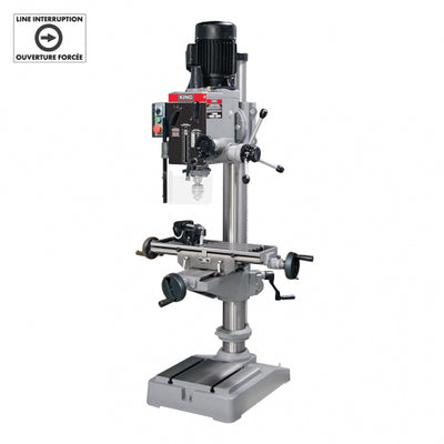 King Canada KC-40HC-6 - Milling Drilling Gearhead 20.5 Inch 1 Hp 550V - eGrimesDirect