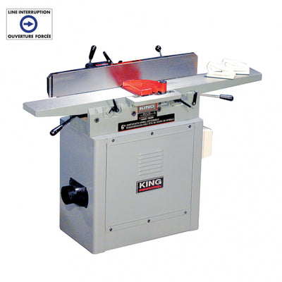 King Canada KC-75FX - Jointer 6 Inch Spiral Cutterhead 15 Amp 110V - eGrimesDirect