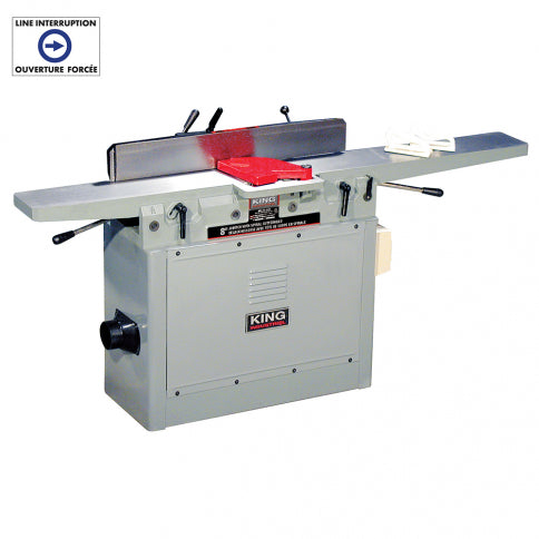 King Canada KC-85FX - Jointer 8 Inch Spiral Cutterhead 9 Amp 220V - eGrimesDirect