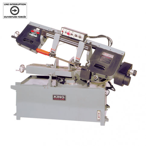 King Canada KC-918S-V - Bandsaw Metal 9 Inch X 18 Inch Swivel 220V - eGrimesDirect