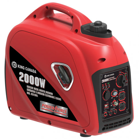 King Canada KCG-2001i - Generator Gasoline Digital Inverter 2000W - eGrimesDirect