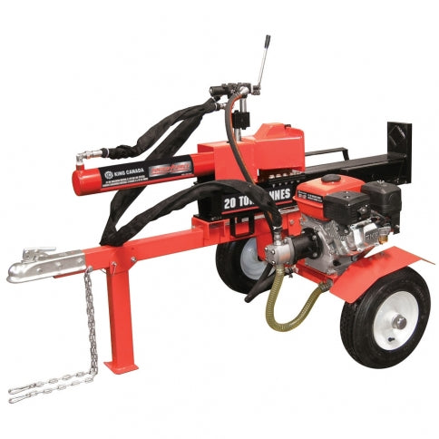 King Canada KCG-20LS - 20 Ton, Gasoline, Horizontal/Vertical, 6.5 HP Log Splitter King Canada KCG-20LS - eGrimesDirect