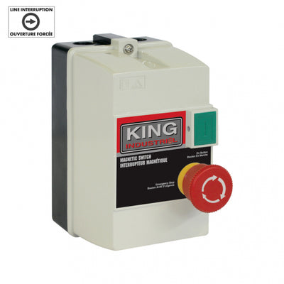 King Canada KMAG-220-1721 - Switch Magnetic 220V 17-21 Amp. With Padlock - eGrimesDirect