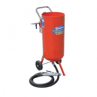 King Canada KSB-10 - Pneumatic Sandblaster Pressure Abrasive 10 Gallon - eGrimesDirect