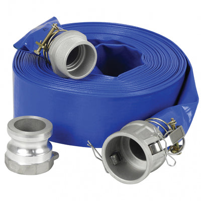 King Canada KW-503 - Discharge Hose Water Pump 3 Inch X 50 Ft. Kit With Camlock - eGrimesDirect