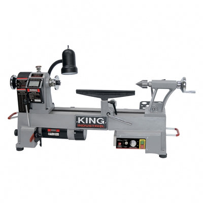 King Canada KWL-1218VS - Variable speed wood lathe with digital readout (12 inch x 18 inch) - eGrimesDirect