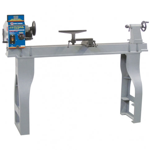 King Canada KWL-1443VS - Lathe Wood 14 Inch X 43 Inch Variable Speed With Digital Readout - eGrimesDirect