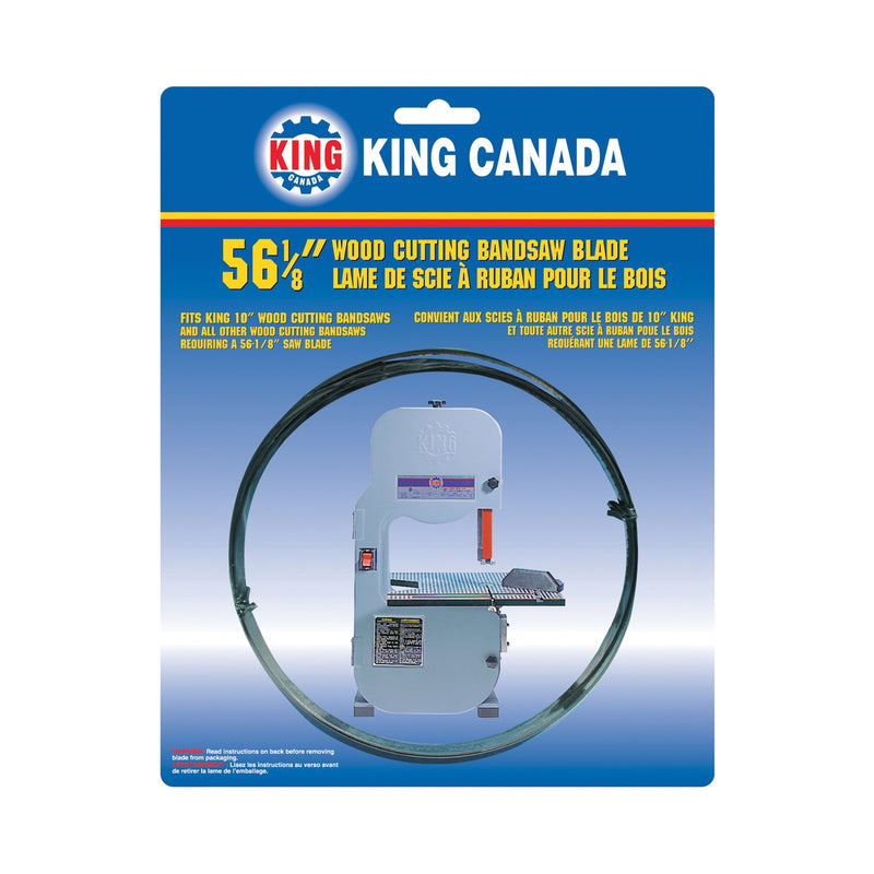 King Canada KBB-10-8 - Bandsaw Blades Wood 56 1/8 X .014 X 3/8 X 8T