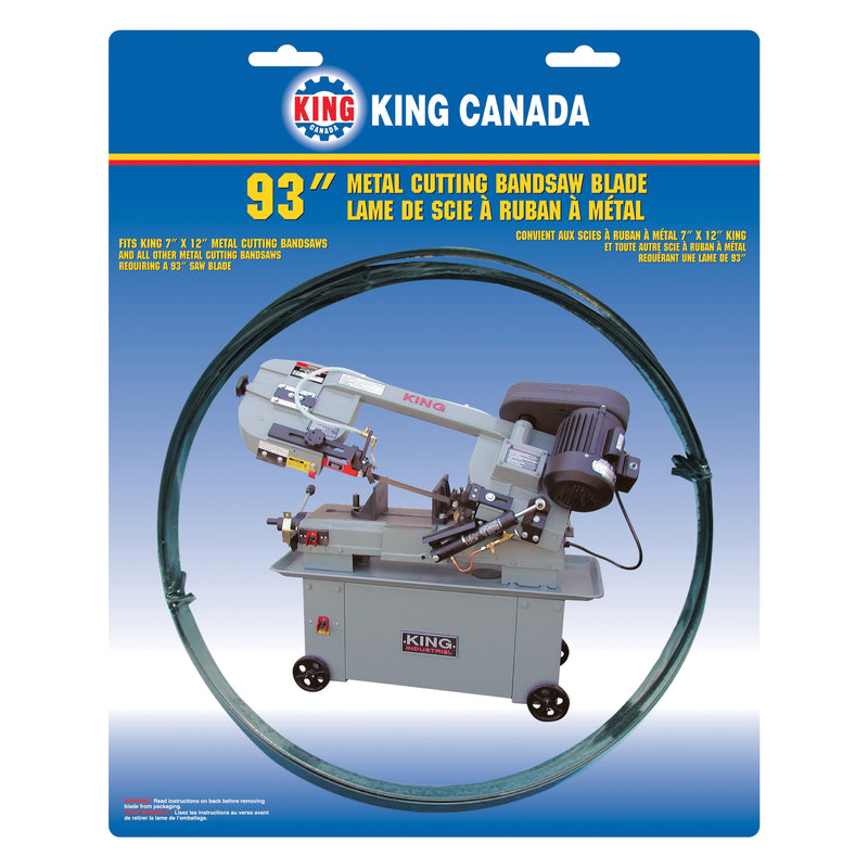 King Canada KBB-712-18 - Bandsaw Blades Metal 93 X .032 X 3/4 X 18T