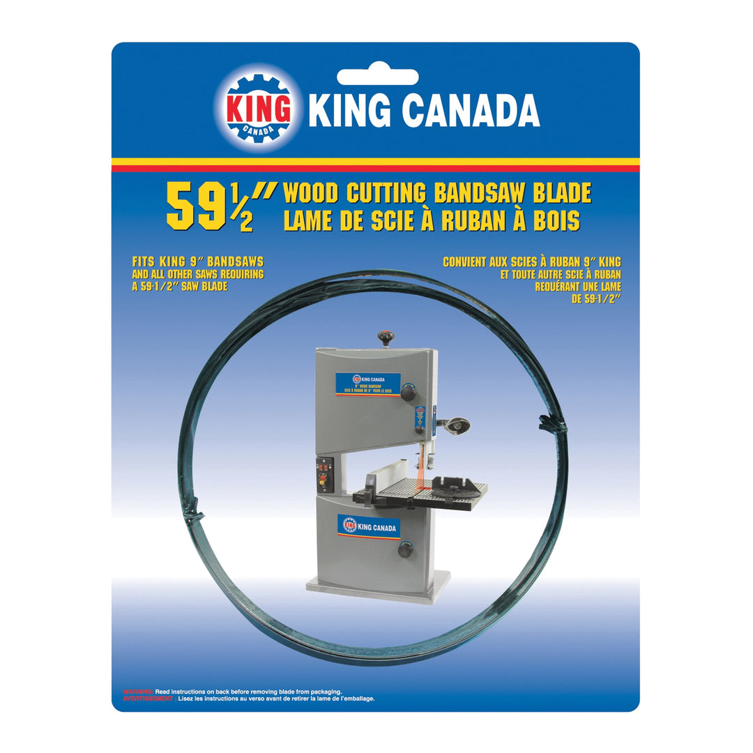 King Canada KBB-9-6 - Bandsaw Blades Wood 59 1/2 X .014 X 1/4 X 6T