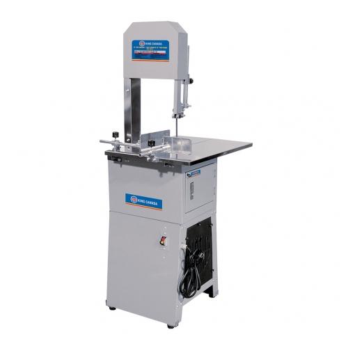 King Canada KC-10MB - Bandsaw Meat 10 Inch 3/4 Hp Motor Fence & Push Plate Meat Grinder With 3 Interchangeable Knives Sausage Filler & Meat Packer Meat Packer