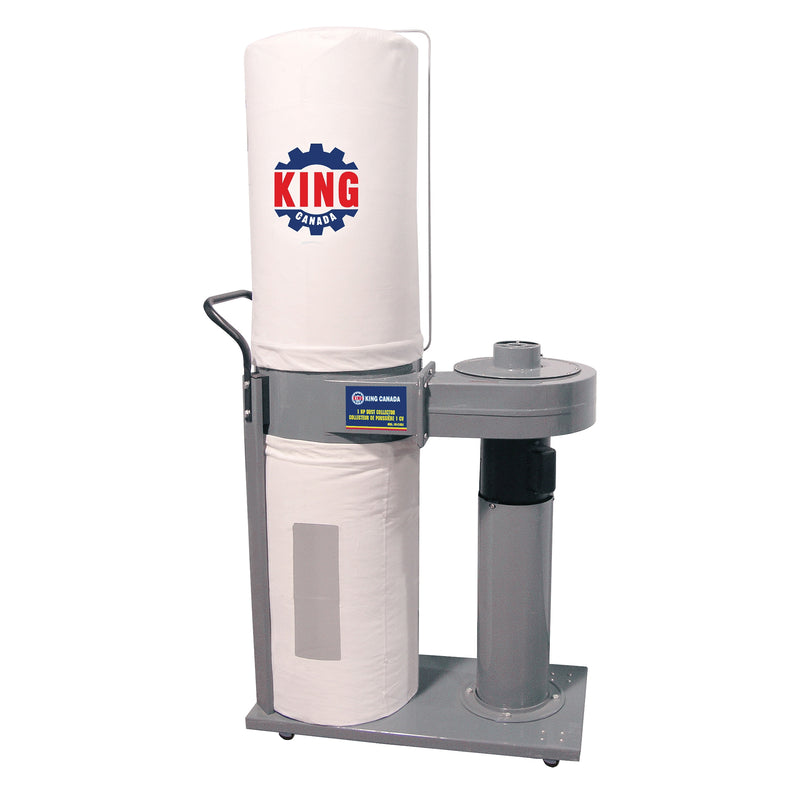 King Canada KC-2105C - Dust Collector 1 Hp 110V 600Cfm