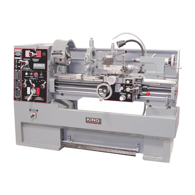 King Canada KC-1640ML/KM-055 - Lathe Metal 16 Inch X 40 Inch Gear Drive 4 Hp 600V Taper Attachment - eGrimesDirect