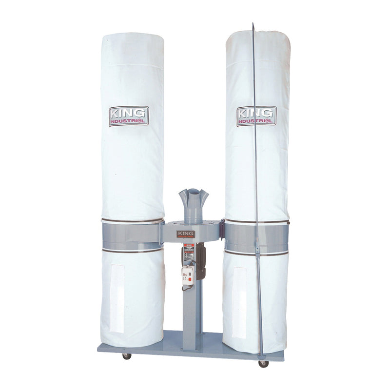 King Canada KC-5043FX-6 - Dust Collector 5 Hp 600V 3 Phase 3980Cfm
