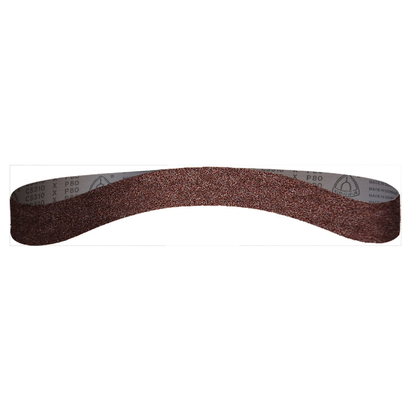 Klingspor 302664 - 3/4 Inch x 20-1/2 Inch Sanding Belt 80 grit CS310X Aluminum Oxide X Heavy Cotton Backing