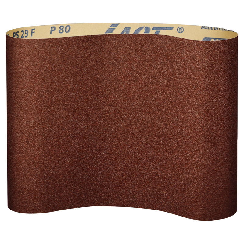 Klingspor 306323 - 52 Inch x 103 Inch Sanding Belt 220 grit PS29F ACT Aluminum Oxide F-weight Heavy Paper Backing