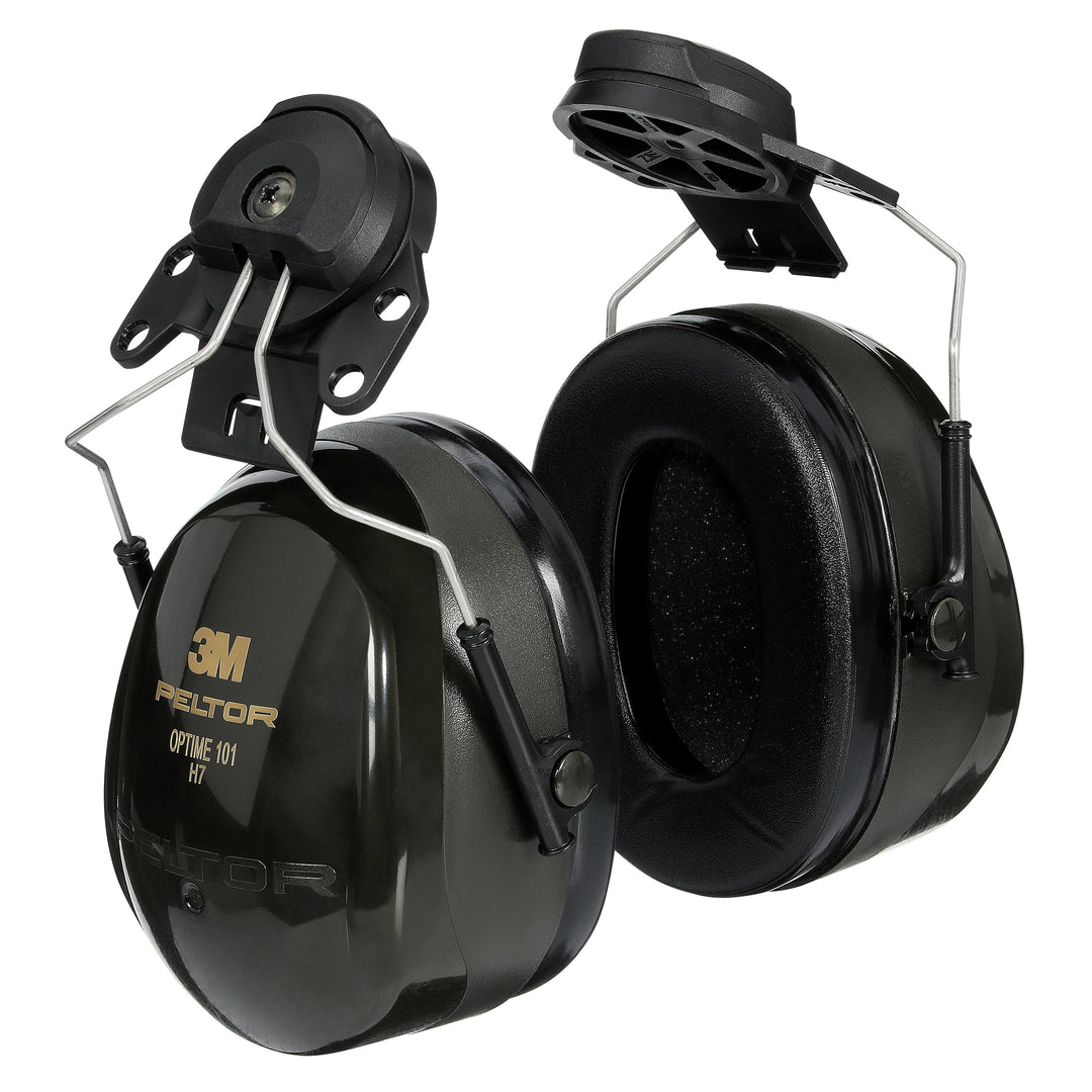 3M™ PELTOR™ Optime™ 101 Earmuffs H7P3E, Hard Hat Attached, 10 EA/Case