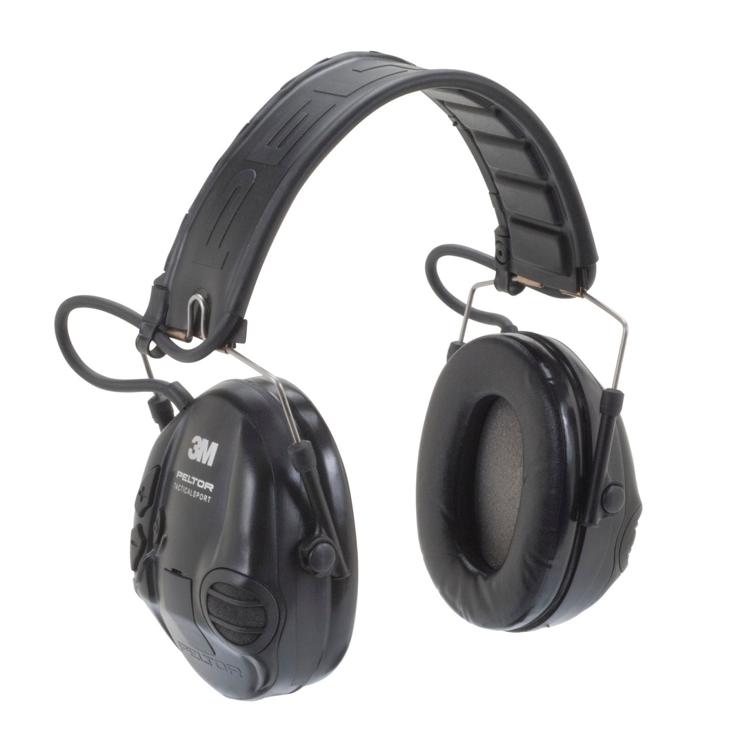 3M™ PELTOR™ Tactical Sport™ MT16H210F-479-SV, Electronic Headset, Foldable Headband, Black, 10 Each/Case